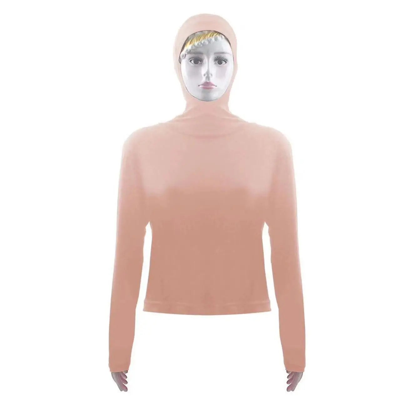 Women Tops Hooded Long Sleeve Sunscreen T-Shirt Summer Swim Wear Summer Holiday Beach Blouse Tops Stretch Pullover Casual Tops