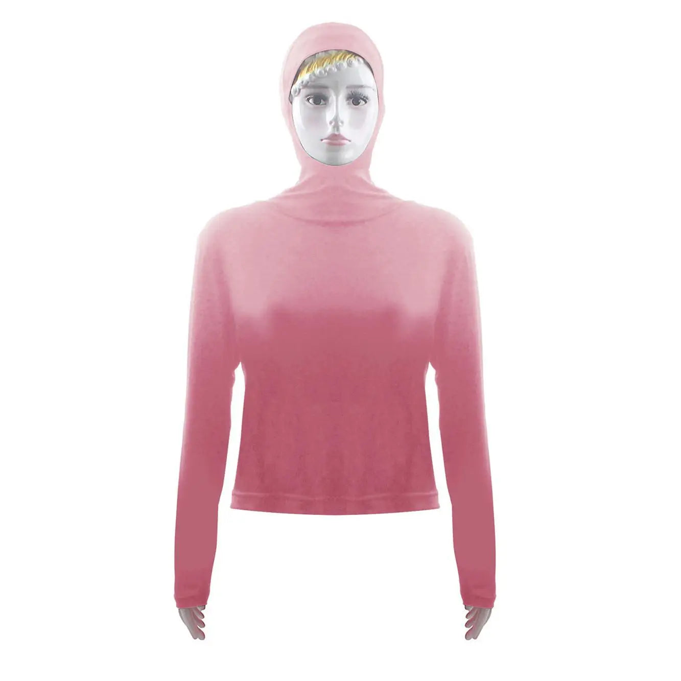 Women Tops Hooded Long Sleeve Sunscreen T-Shirt Summer Swim Wear Summer Holiday Beach Blouse Tops Stretch Pullover Casual Tops