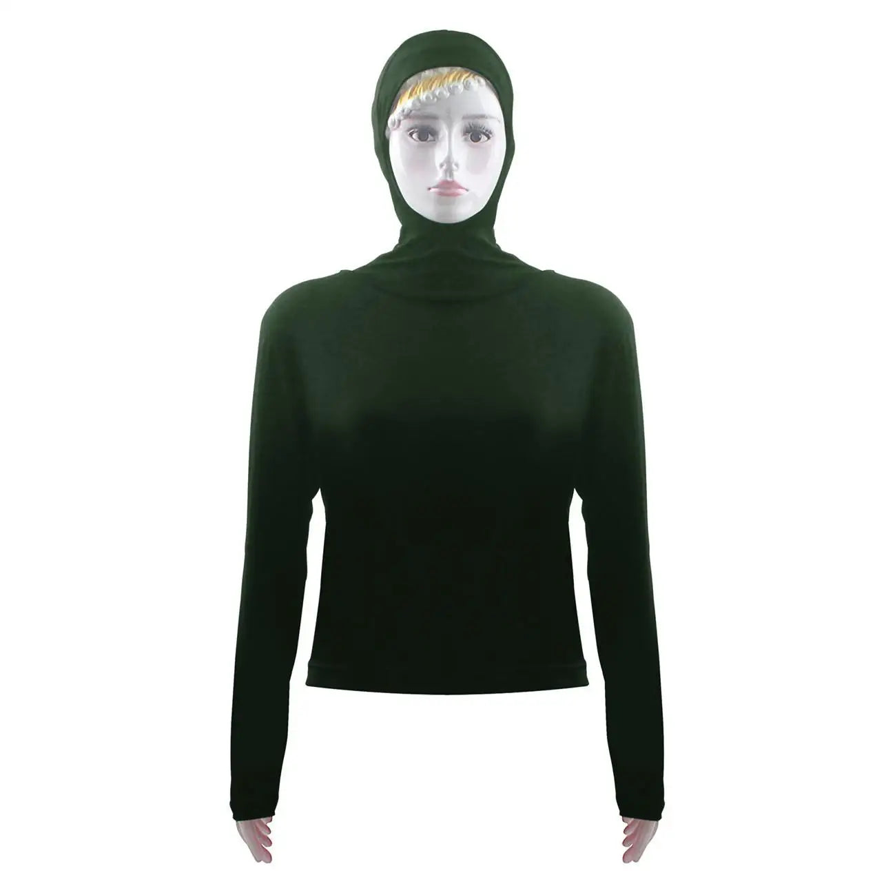 Women Tops Hooded Long Sleeve Sunscreen T-Shirt Summer Swim Wear Summer Holiday Beach Blouse Tops Stretch Pullover Casual Tops