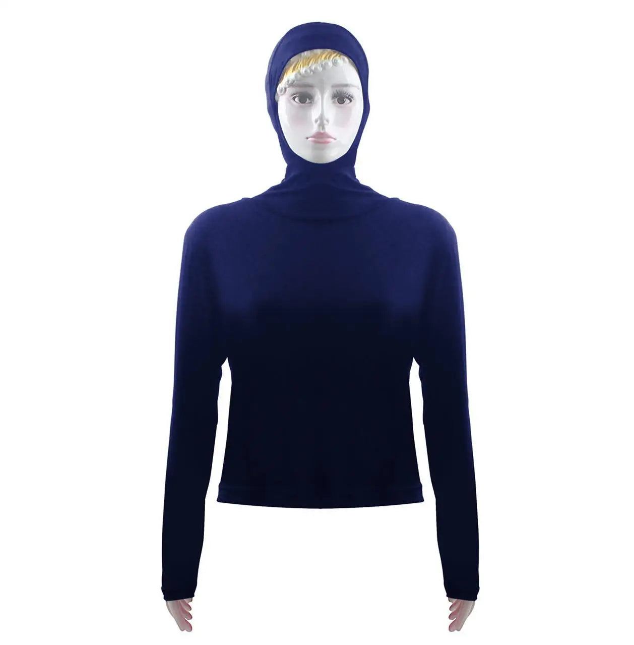 Women Tops Hooded Long Sleeve Sunscreen T-Shirt Summer Swim Wear Summer Holiday Beach Blouse Tops Stretch Pullover Casual Tops