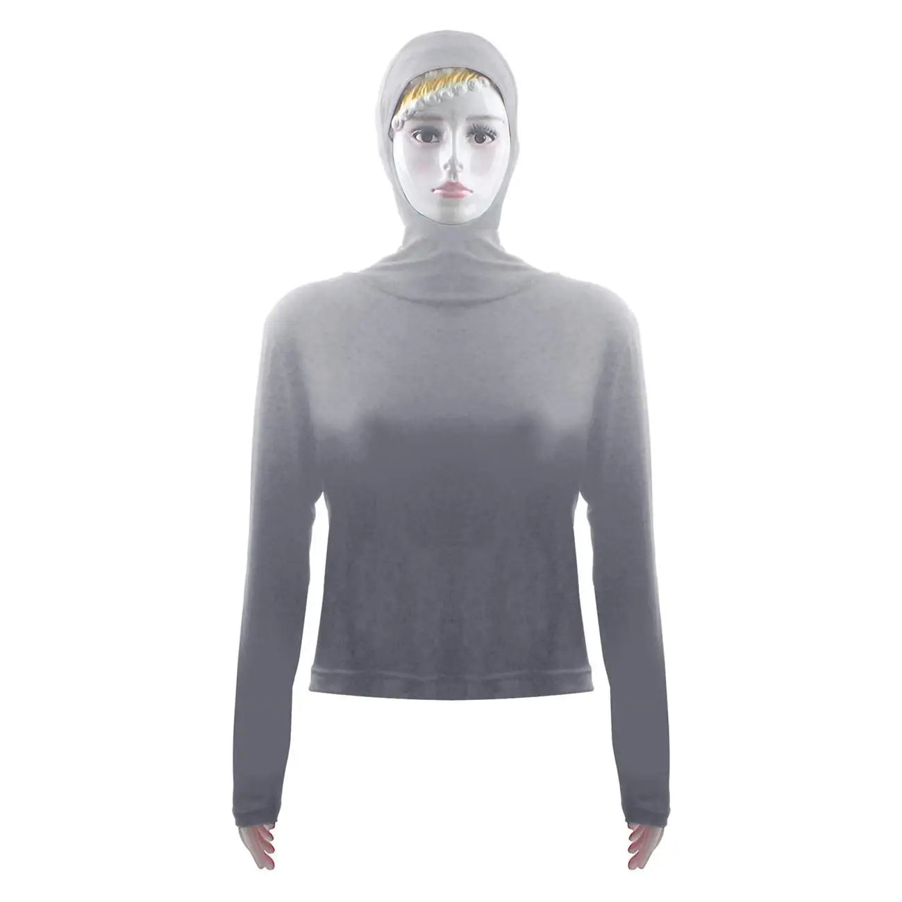 Women Tops Hooded Long Sleeve Sunscreen T-Shirt Summer Swim Wear Summer Holiday Beach Blouse Tops Stretch Pullover Casual Tops