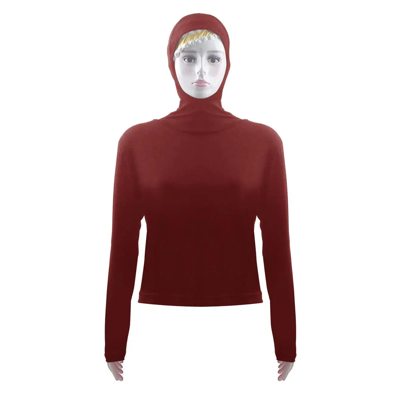 Women Tops Hooded Long Sleeve Sunscreen T-Shirt Summer Swim Wear Summer Holiday Beach Blouse Tops Stretch Pullover Casual Tops
