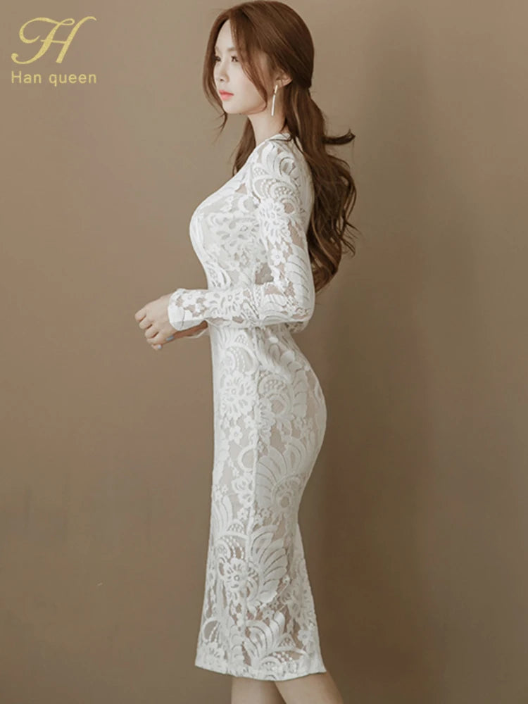 Sarah New Lace Pencil Dress