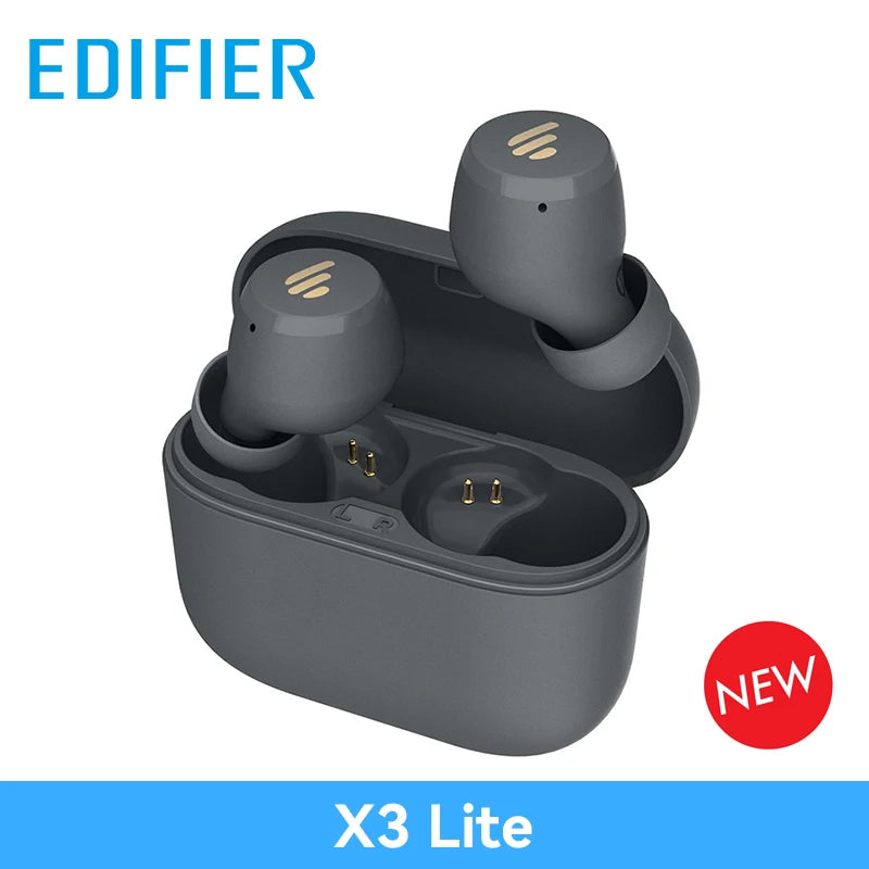 EDIFIER X3 X3 Lite TWS Wireless Bluetooth Earphone Bluetooth 5.3 Voice Assistant touch control up to 24hrs playback EQ Preset