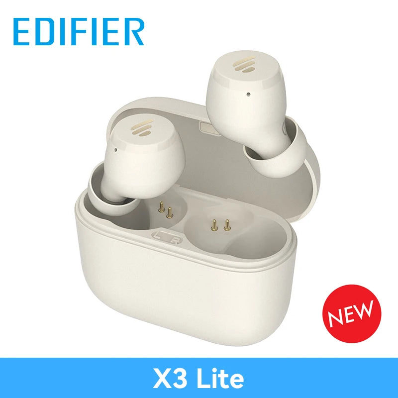 EDIFIER X3 X3 Lite TWS Wireless Bluetooth Earphone Bluetooth 5.3 Voice Assistant touch control up to 24hrs playback EQ Preset