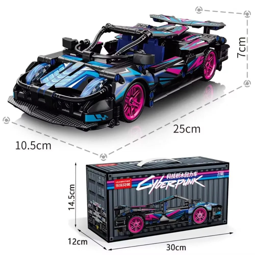 City Speed Car Building Blocks 451PCS Luxury Auto Racing Vehicle with Super Racers Bricks Toys for Children Boy Gift