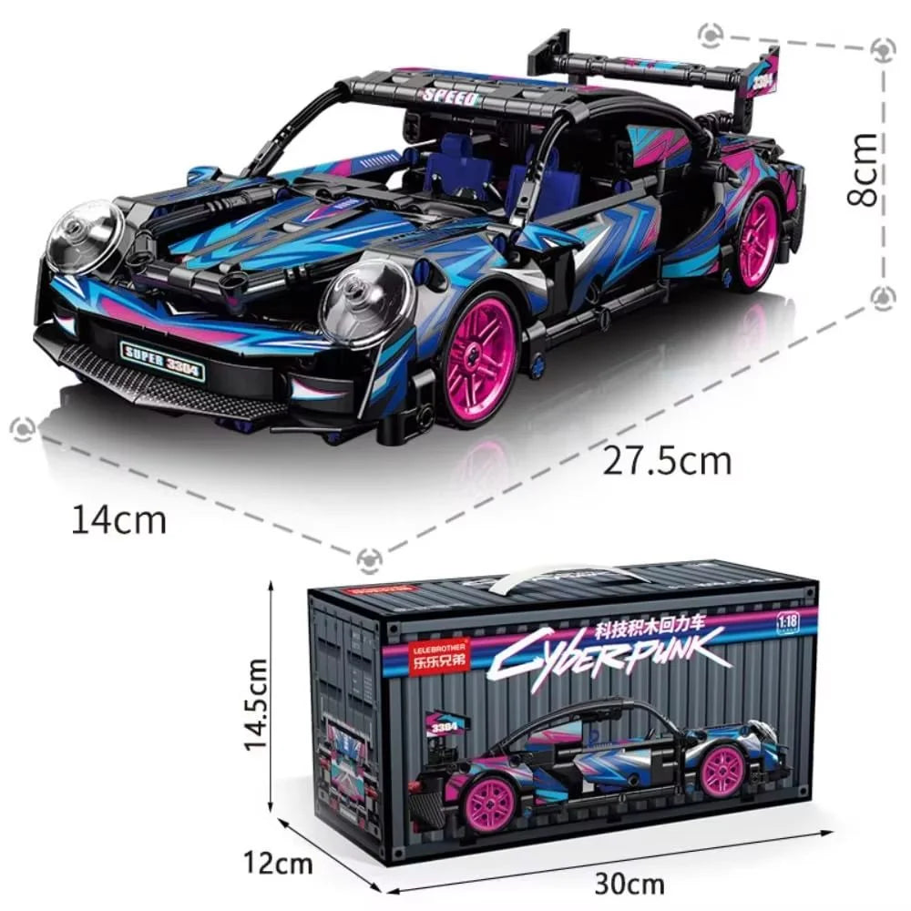 City Speed Car Building Blocks 451PCS Luxury Auto Racing Vehicle with Super Racers Bricks Toys for Children Boy Gift
