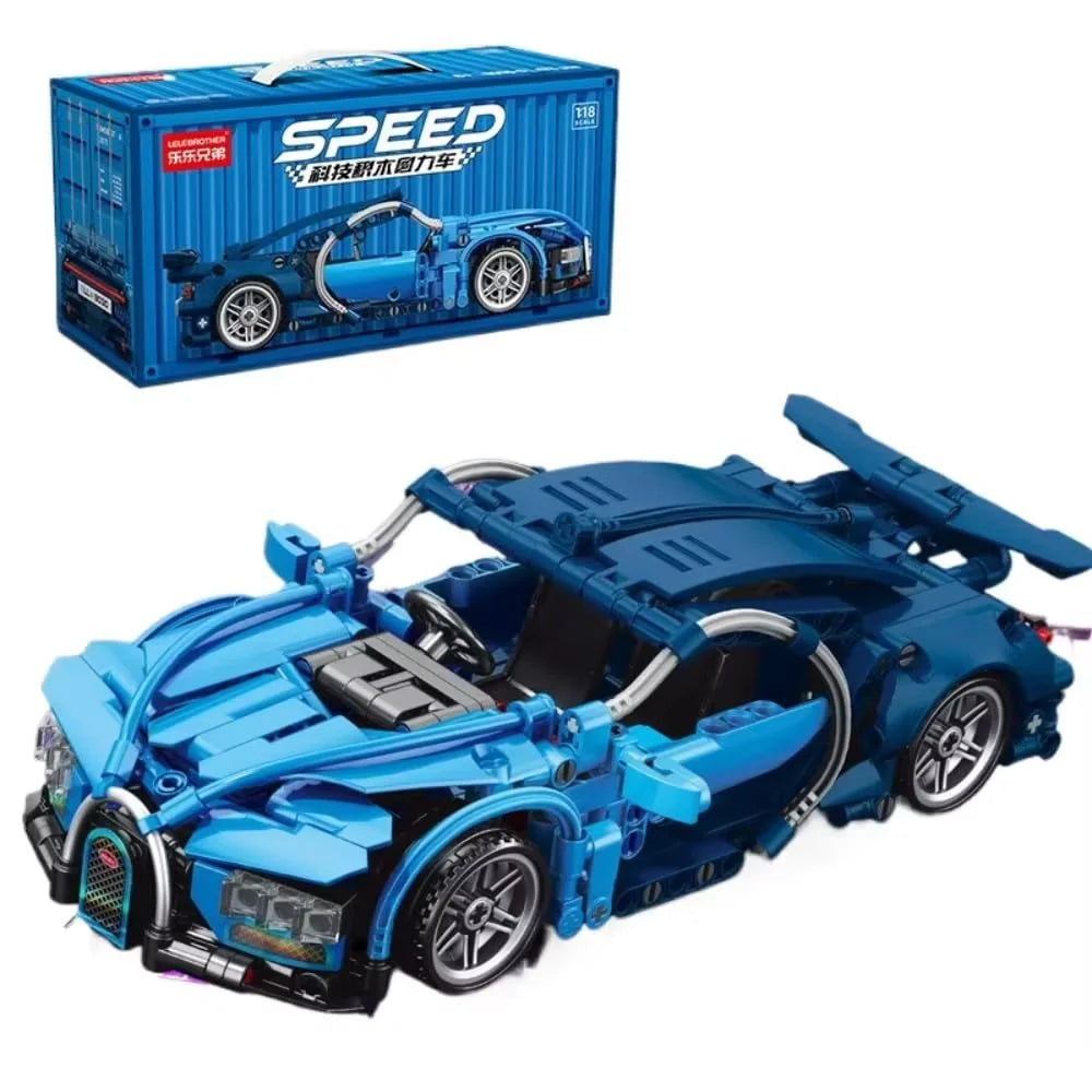 City Speed Car Building Blocks 451PCS Luxury Auto Racing Vehicle with Super Racers Bricks Toys for Children Boy Gift