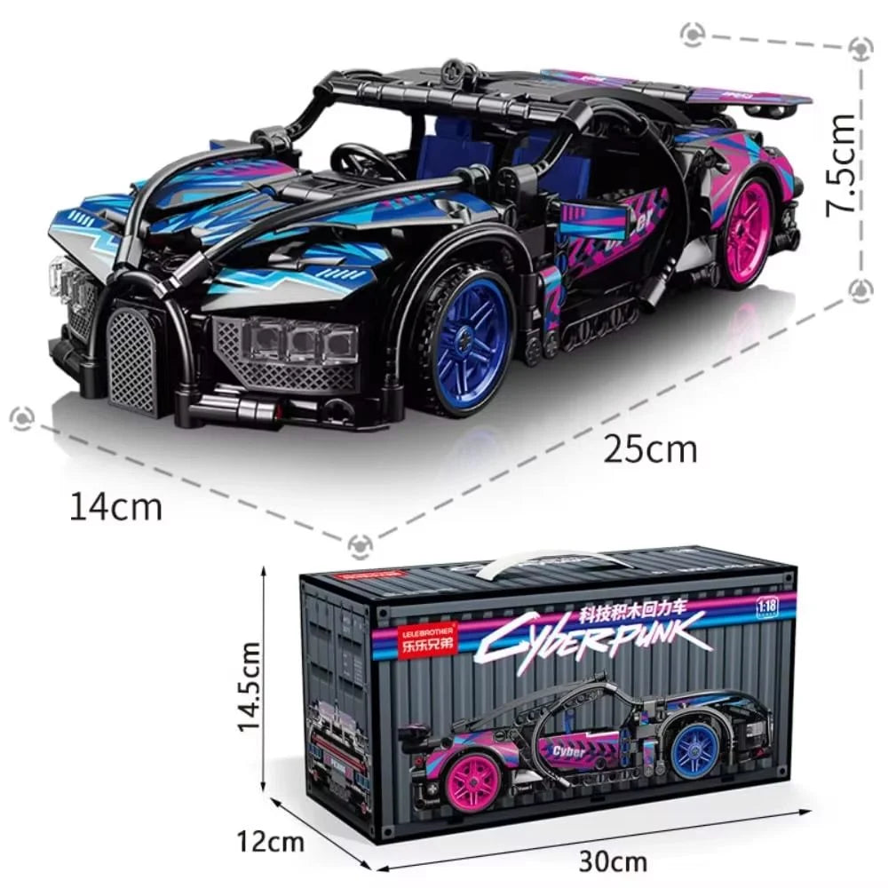 City Speed Car Building Blocks 451PCS Luxury Auto Racing Vehicle with Super Racers Bricks Toys for Children Boy Gift